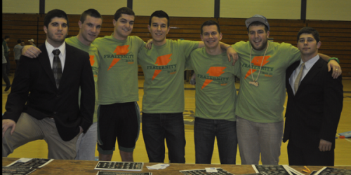 <h3> Fraternity Open House</h3> Members of Quinnipiac fraternities hosted an open house for potential new members.