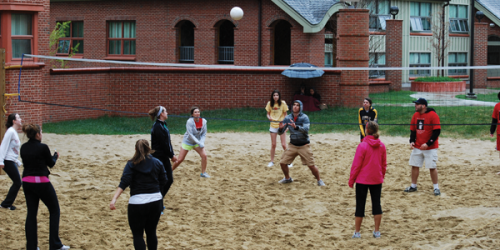 Students play through rain to remember Nick M. Lucaj