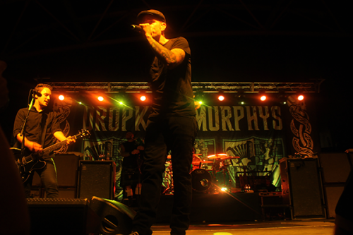 Dropkick Murphy's perform at the concert on Friday, Sept. 28.
