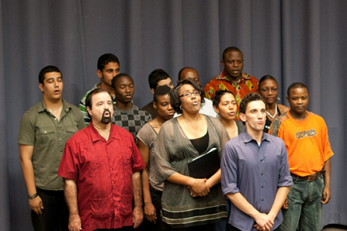 Actors of Collective Consciousness Theater highlighted International Week by performing