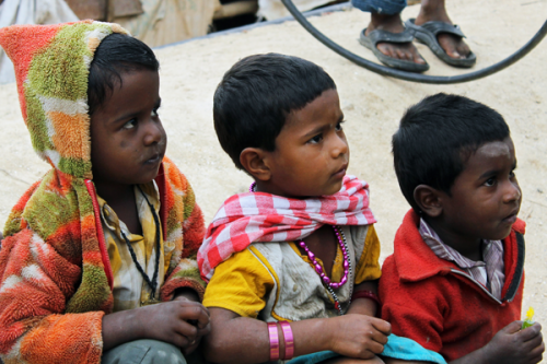 Village children in Munnar, India