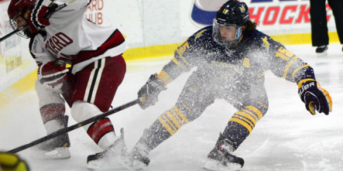 Quinnipiac men's ice hockey ties Harvard