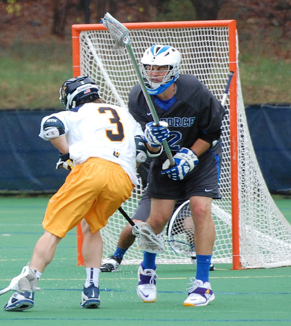 Men's lacrosse holds off Air Force on senior day