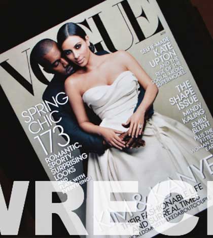 Wreck: Kim and Kanye kill Vogue
