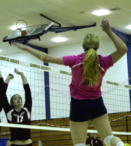 Volleyball drops match to Rider