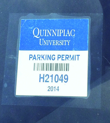 quinnipiac car sticker