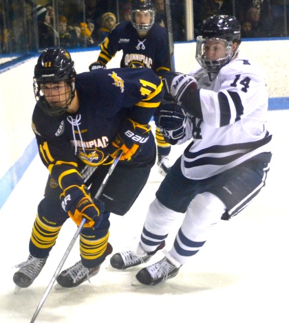 Men’s ice hockey plays to draw vs. Yale
