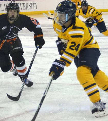 Women’s hockey and Princeton tie 1-1