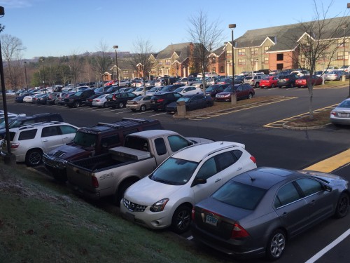Hilltop lot parking problems increase