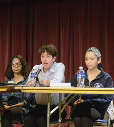 Panel of students discuss safe spaces