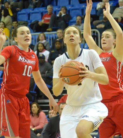 Women's basketball beats Marist 76-71
