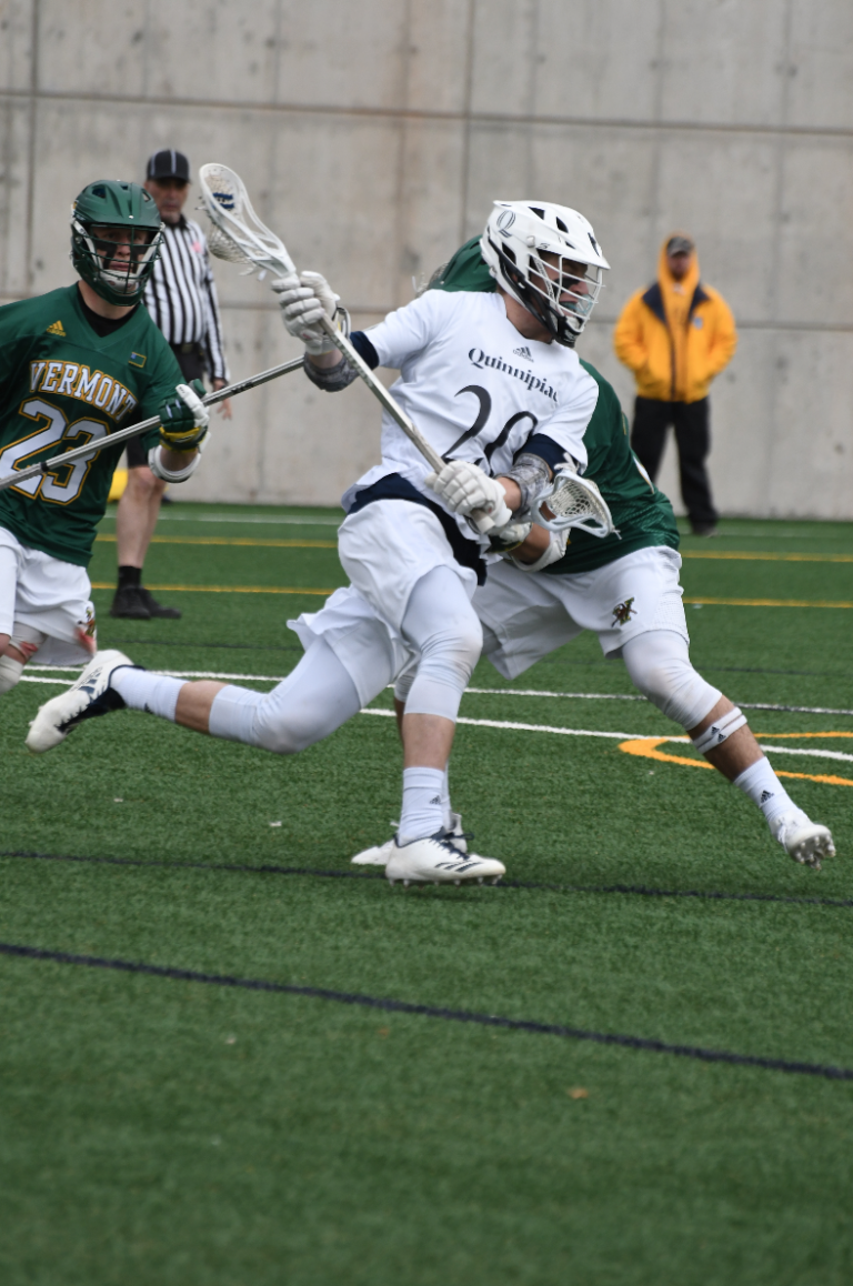 Quinnipiac men’s lacrosse unable to keep pace with Vermont, loses 105