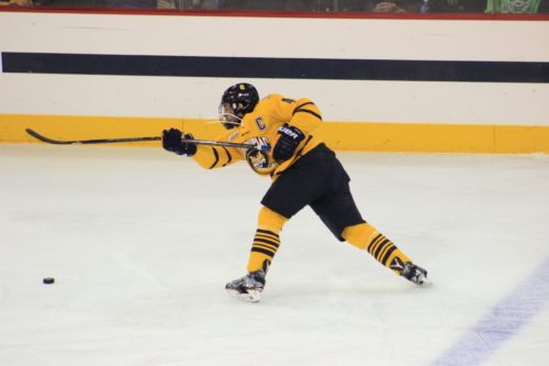 Former Quinnipiac mens ice hockey player Connor Clifton signs with the Boston Bruins