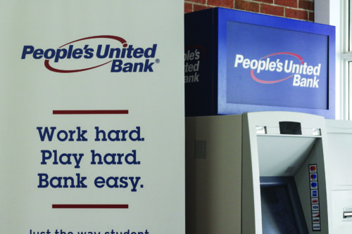 Campus-wide ATMs switch from TD Bank to People’s United Bank