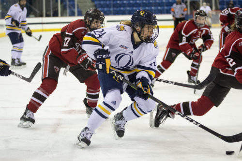 Late push isnt enough as Quinnipiac womens ice hockey loses to St. Lawrence