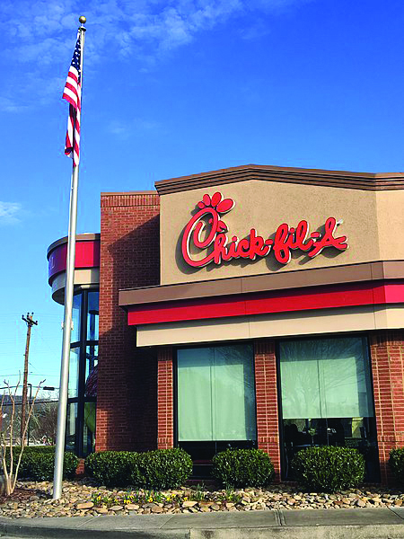 Sororities and other student organizations have invited Chick-fil-A to campus for fundraisers. 