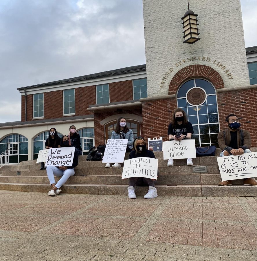 Quinnipiac students protest for LGBTQ policy reform