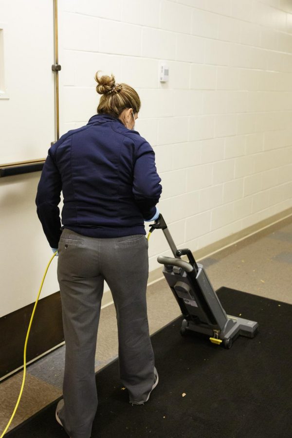 Facilities managers were trained in how to properly clean during a pandemic. 