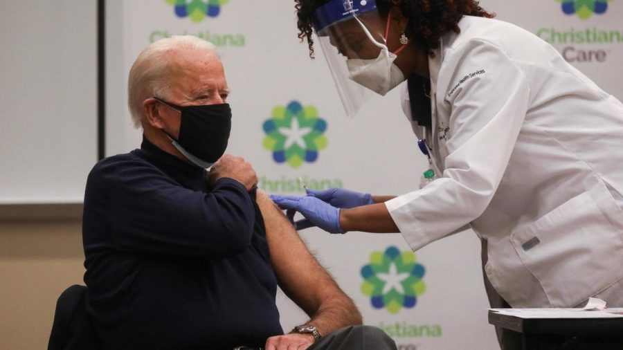 After urging Americans to receive the COVID-19 vaccine, President Joe Biden was vaccinated on live television.