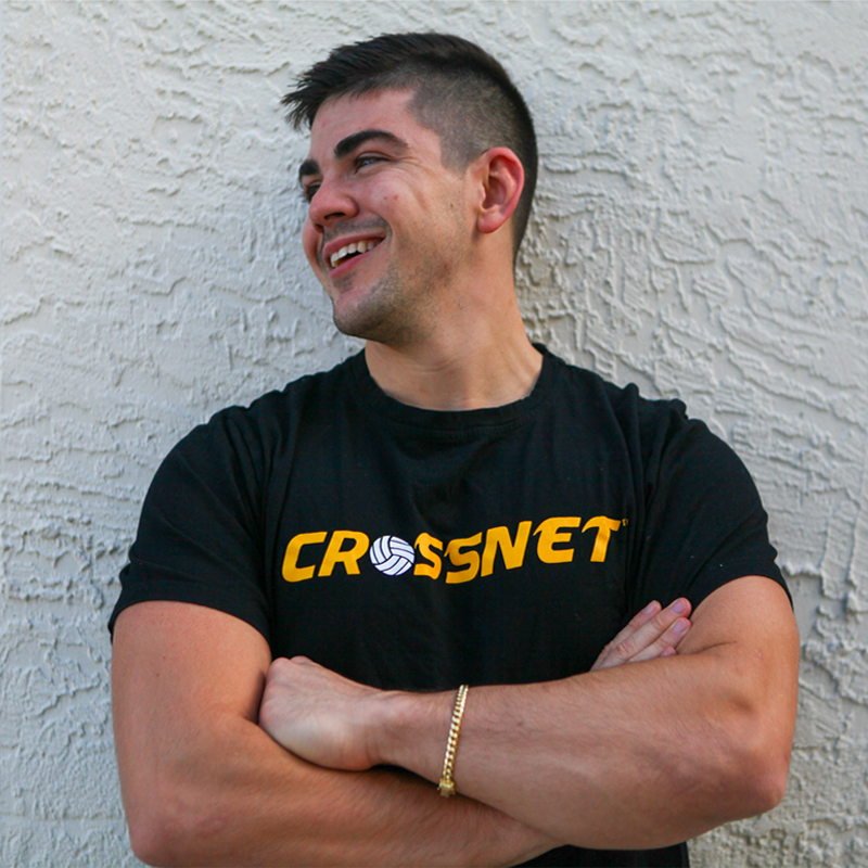 Quinnipiac alum, Chris Meade, founded Crossnet, a popular outdoor sports game. 