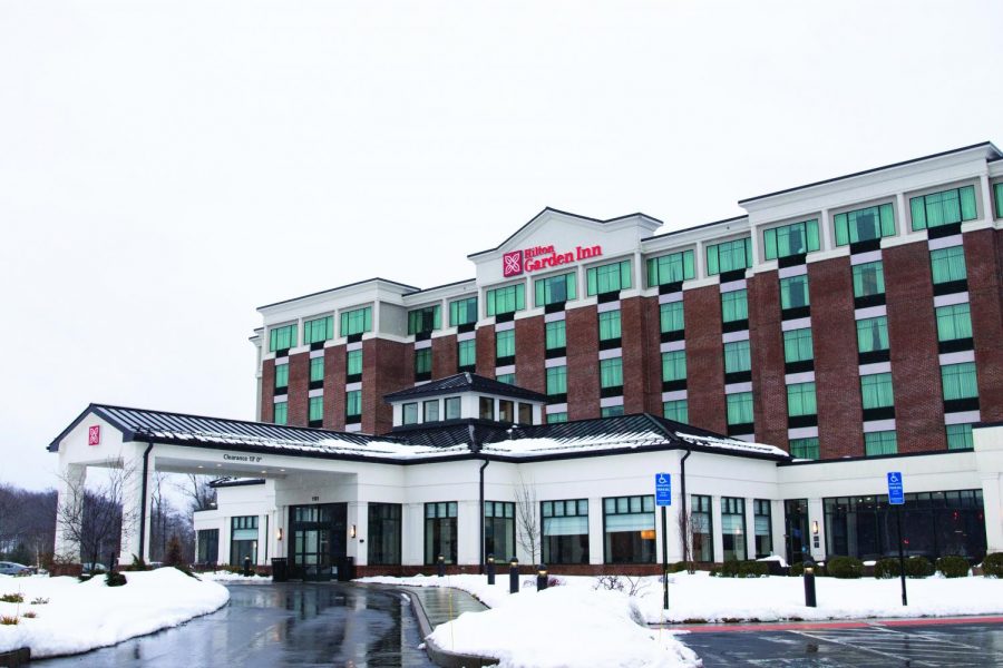 Quinnipiac University partnered with the Hilton Garden Inn to provide an option for students to quarantine at the hotel. 