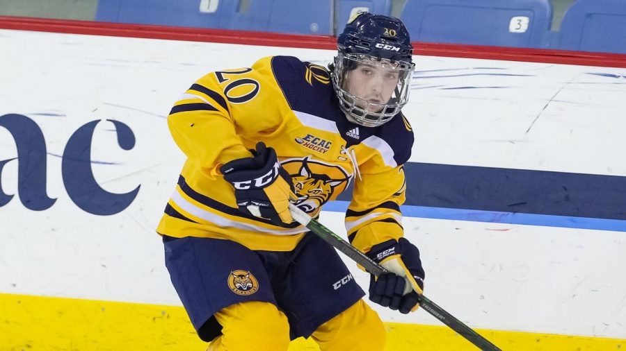 Sophomore forward Matthew Fawcett recorded three goals and three assists in four games for the Bobcats.
