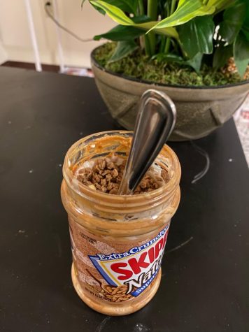 Overnight oats can be made in a nearly empty peanut butter jar for added flavor.
