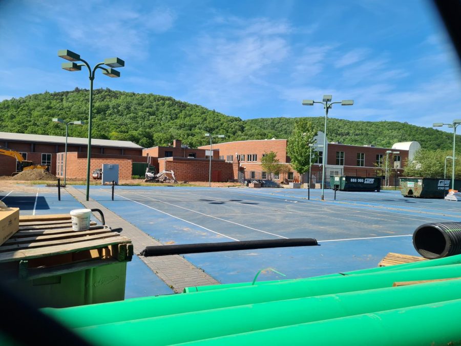 Quinnipiac University plans to relocate its tennis courts to east side of North Lot by the beginning of fall 2021 semester.