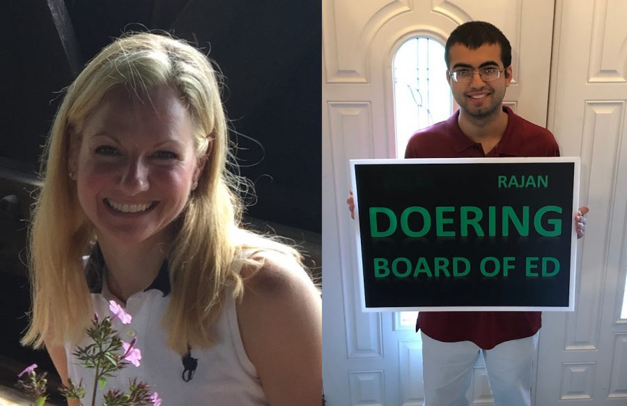Melissa Kaplan (left) and Rajan Doering (right) are running for local Boards of Education.