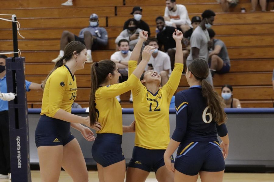 Sophomore setter Chloe Ka'Ahanui led both teams with 31 assists in Quinnipiac's 3-0 win over Saint Peter's.