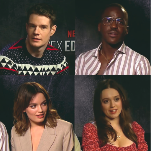 The ensemble cast of Sex Education is endearing and talented, bringing life to a diverse set of roles. Photos from Wikimedia Commons.