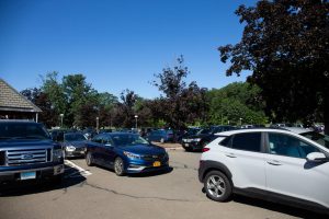 According to new university rules, juniors will no longer be allowed to park in North Lot and sophomores must keep their cars in the York Hill garage or Westwood lot, rather than Hilltop lot. 