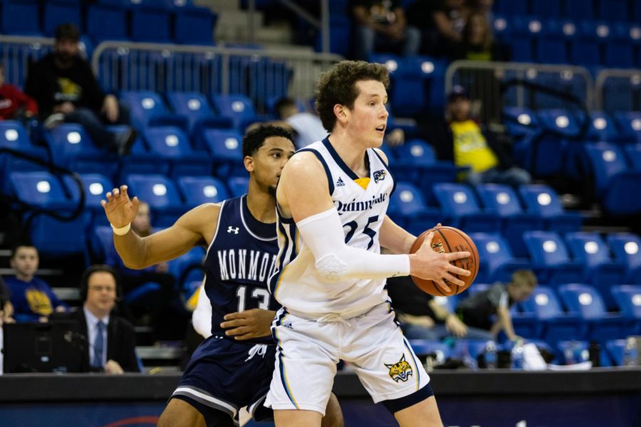 All-time+Quinnipiac+3-point+leader+Jacob+Rigoni+is+returning+to+the+Bobcats+as+a+graduate+student.