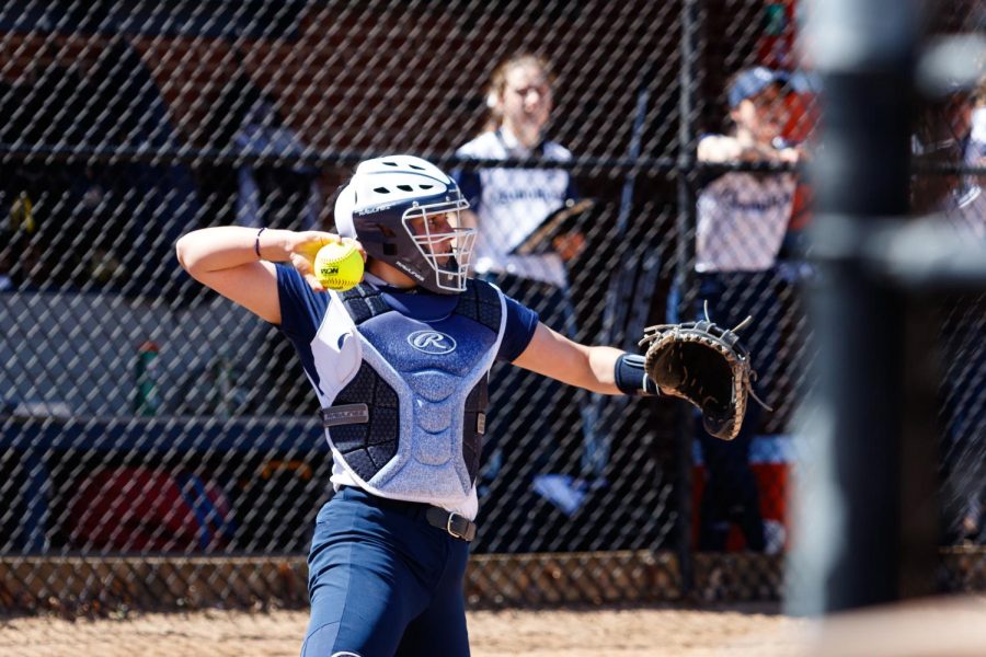 Senior catcher Hannah Davis started 28 of 38 games behind the dish for the Bobcats last year.