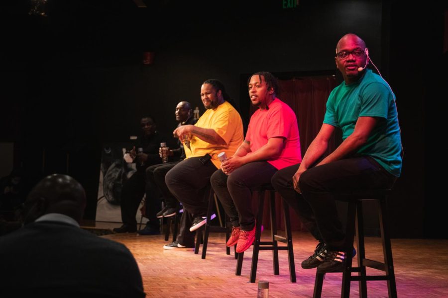The four characters in Death by a Thousand Cuts are left unnamed to represent the multitude of experiences of Black men in the U.S.