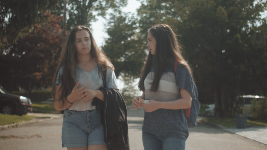 Jack (left), played by Kayleigh Jayne, and her twin sister Sam (right), played by Jessica Hoechstetter, navigate their way through high school together as neurodivergent teenagers in 'What's the Rule?' Photo contributed by