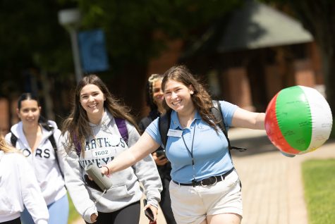 New students had the chance to stay overnight in university dorms for the first time during their summer orientation sessions in June and August. 