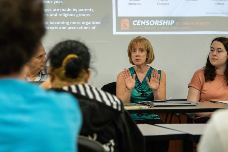 Quinnipiac University’s Arnold Bernhard Library hosts “Banned Books, Canceling and the Freedom to Learn” Sept. 21, 2022 during Banned Books Week.