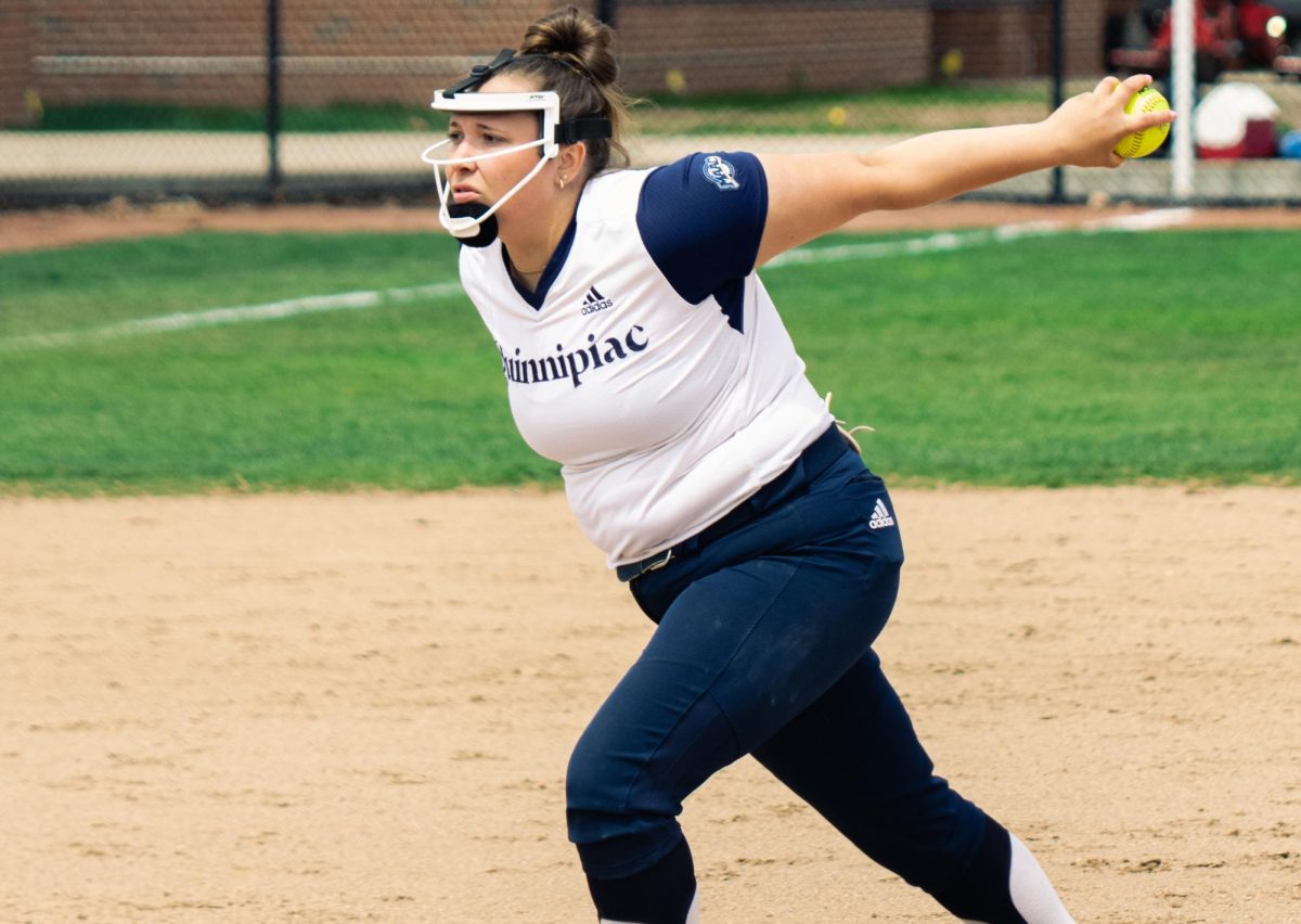 Junior pitcher Sydney Horan leads the Bobcats with 27 strikeouts this season.