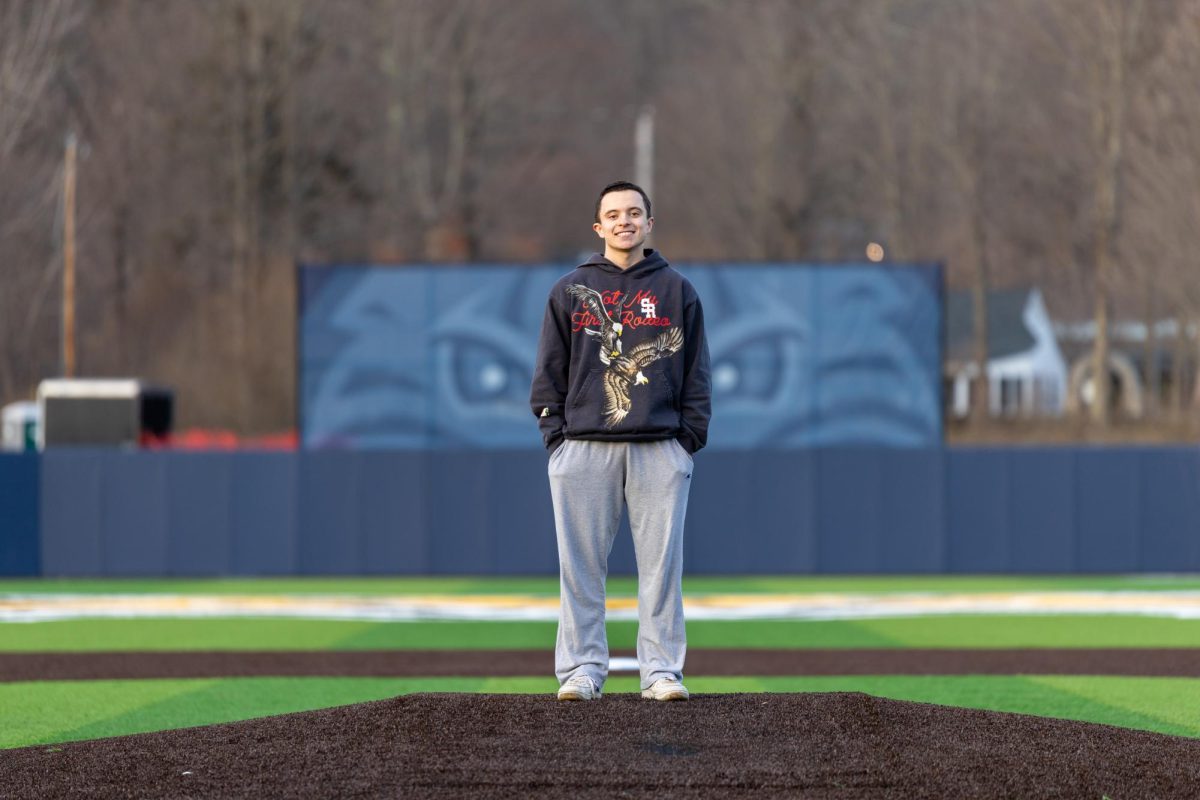 
Russell Jackson, a senior entrepreneurship and small business management major, helped create the company Fluid Sports Tech to benefit student-athletes’ mental health. 