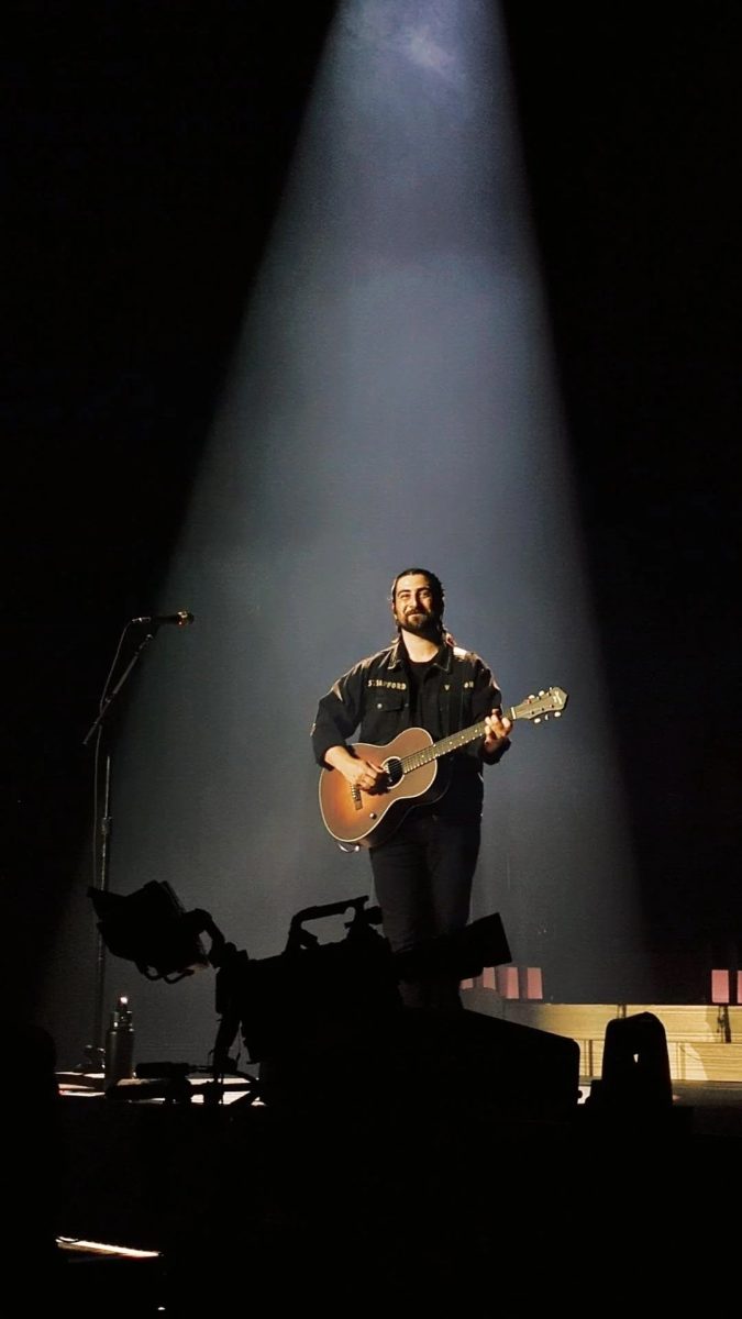 Noah Kahan performs in Edmonton, Canada on March 29, 2024.