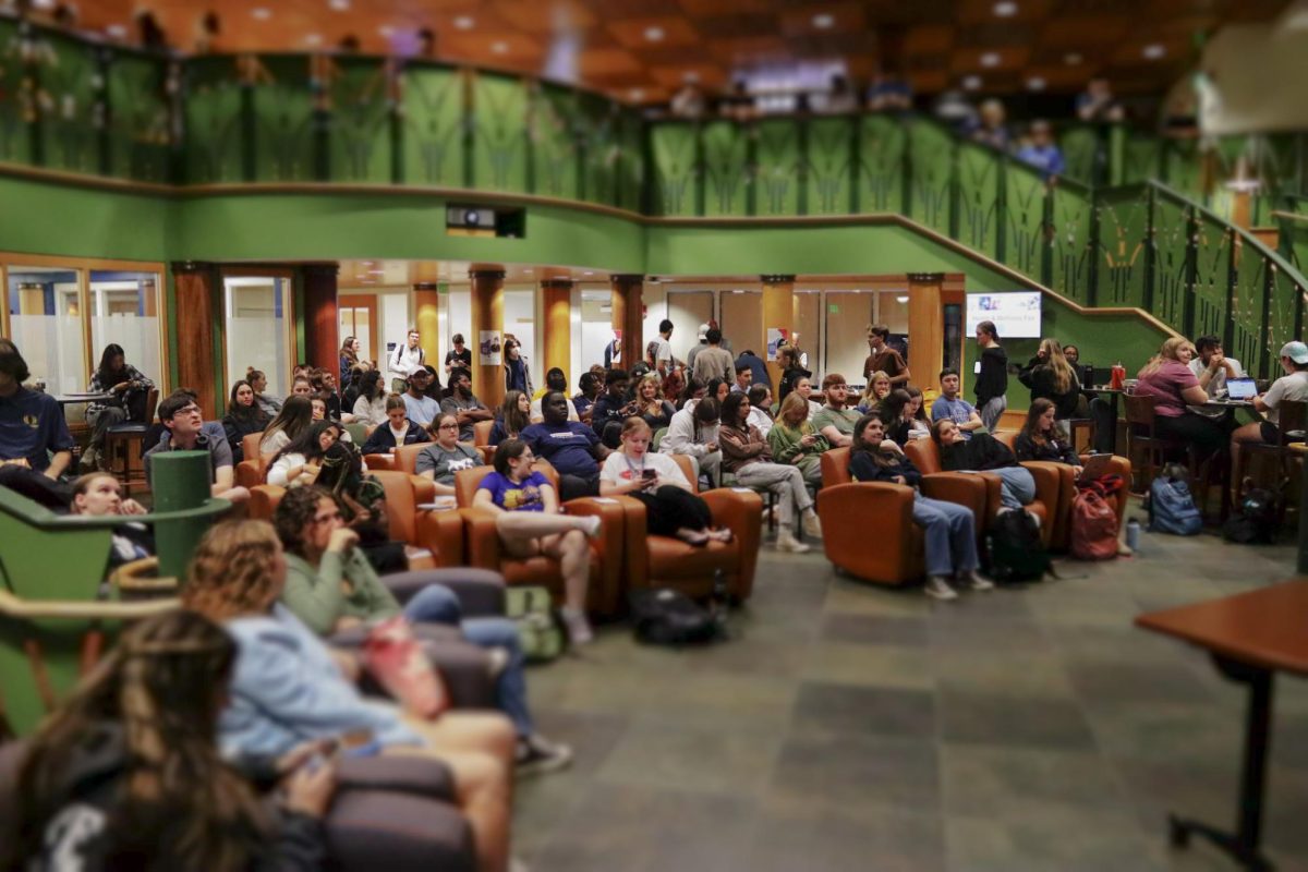 Quinnipiac’s Office of Community Engagement and organized by the Quinnipiac Political Science Association host a debate watch party for Quinnipiac students to attend to encourage them to vote in the 2024 election. 