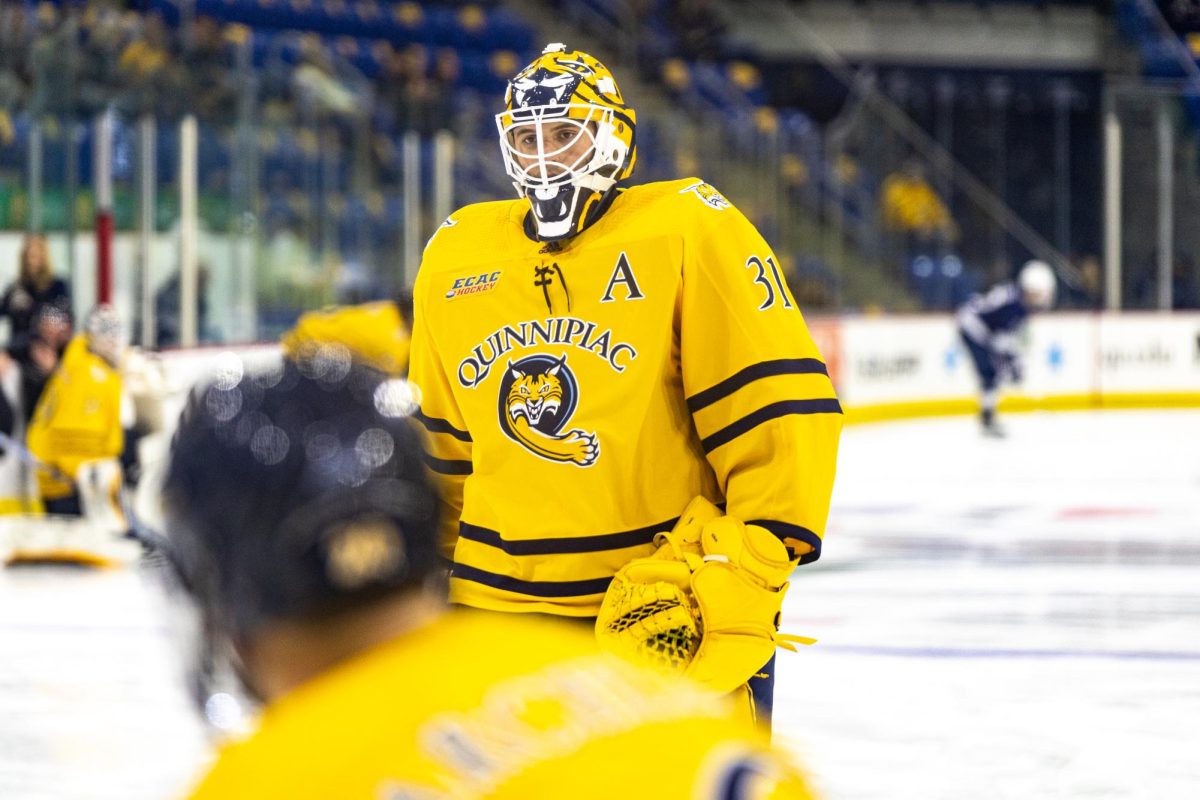 Graduate student goaltender Noah Altman has played just under 12 minutes in four seasons as of Oct. 16.