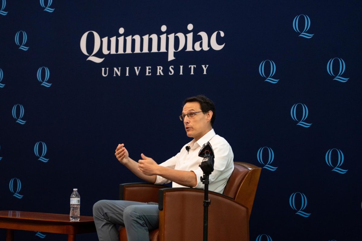 Steve Kornacki answers student Q&A after the event.
