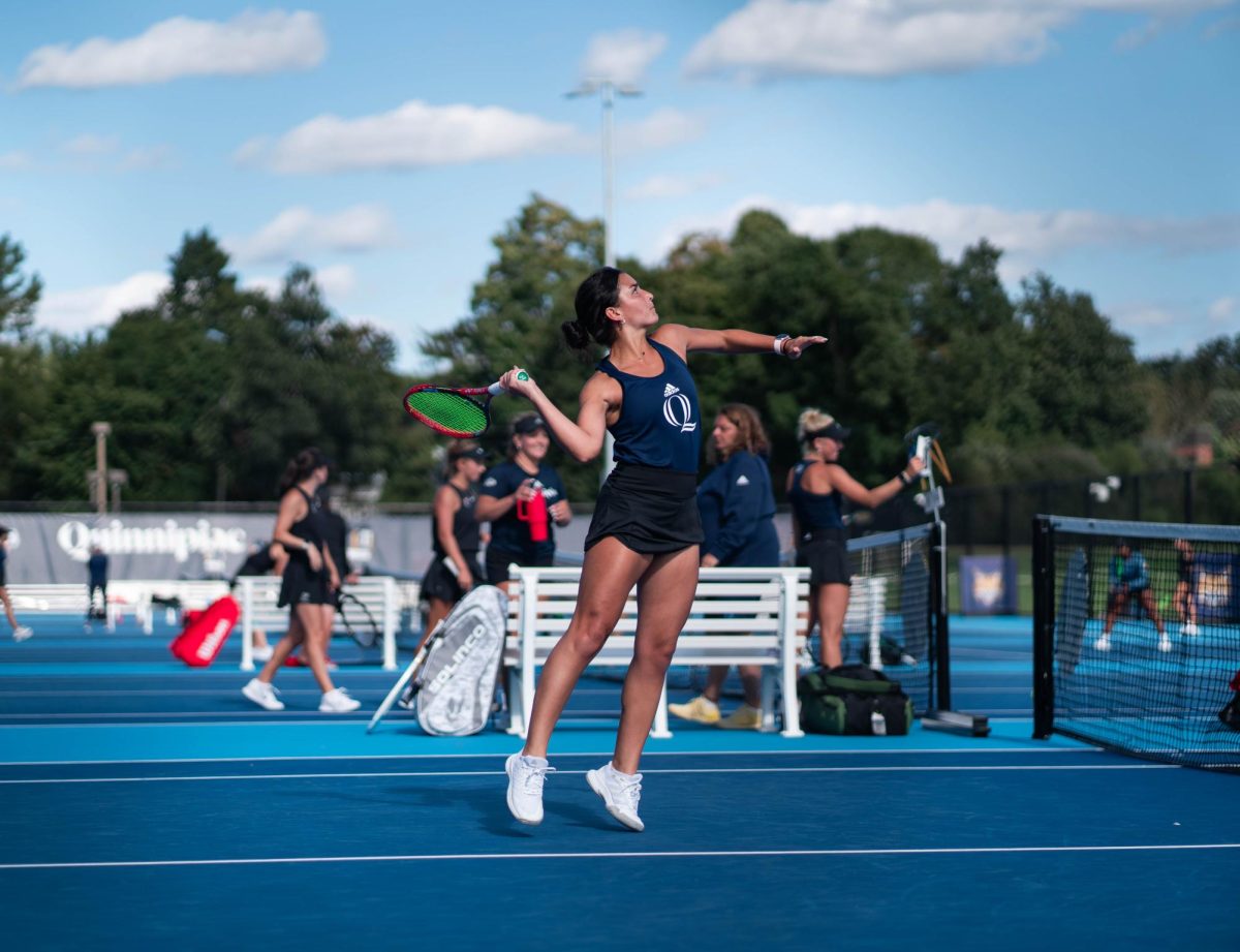 Willow Renton takes on Fairfield in Hamden on Sep. 8, 2024. 
