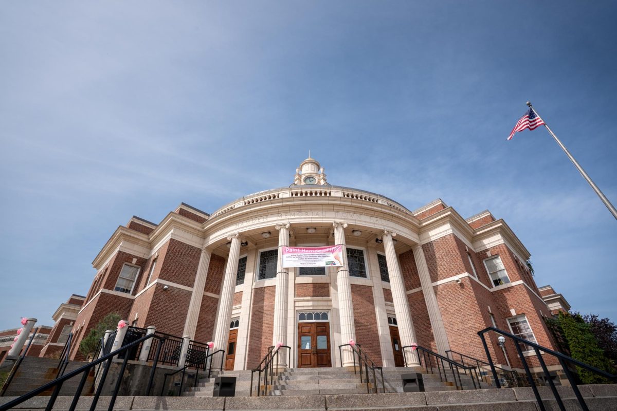 Hamden Town Hall on Sept. 30. 