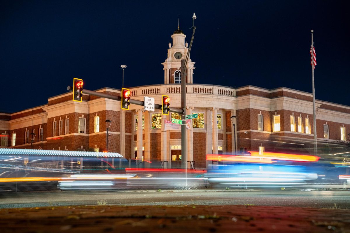 Election night at Hamden Town Hall on Nov. 4.